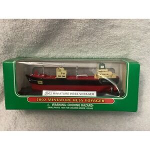 HESS TRUCK MINIATURE MINI 2002 HESS‎ VOYAGER BOAT NEW IN BOX